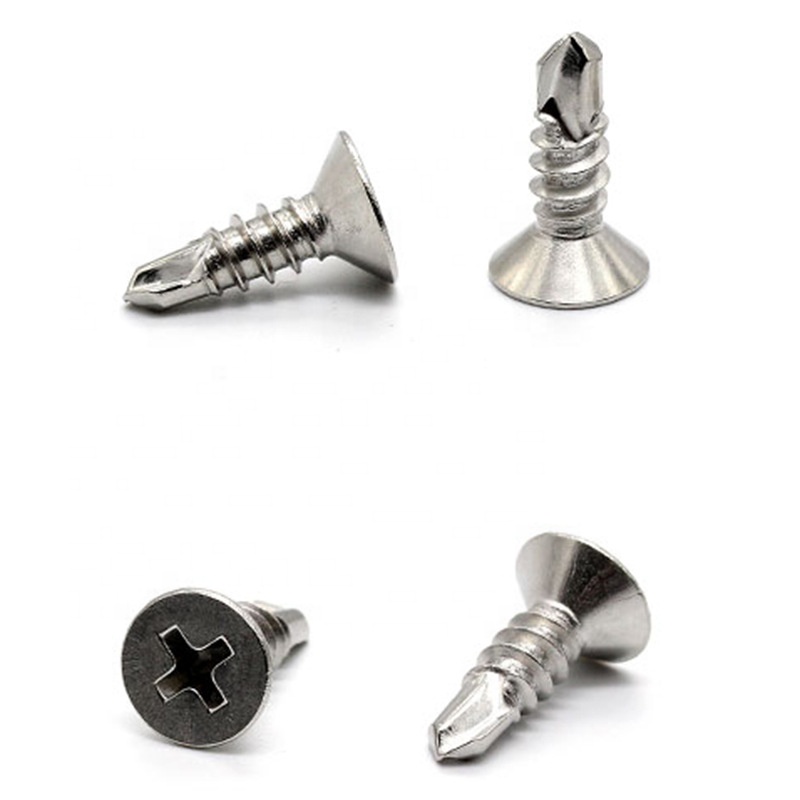 High Quality Stainless Steel Flat Phillips Head Self Drilling Screw 