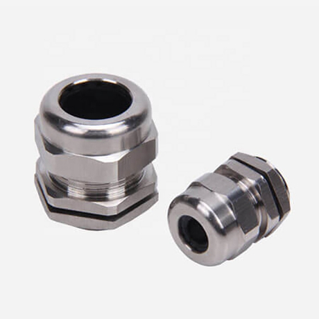 WHITE M12 M16 M25 M32 M40 ESR WATERPROOF IP68 CABLE GLANDS WITH LOCKING NUTS